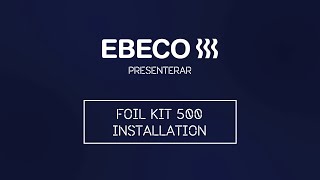 Golvvärmekit Foil Kit 500 installation SE [upl. by Schubert]