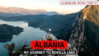 Introducing ALBANIA  The Road to Bovilla Lake  Albanian Road Trip [upl. by Adamsun]