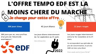 EDF OFFRE TEMPO  Loffre la plus compétitive [upl. by Mel]