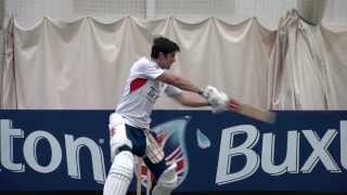 Alastair Cook batting masterclass  How to play the cut shot [upl. by Nissie]