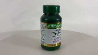 Natures Bounty Acidophilus Probiotic Daily Probiotic Supplement Supports Digestive Health [upl. by Barstow]