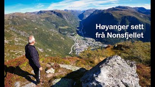 Høyanger sett fra Nonsfjellet 2022 [upl. by Harneen583]