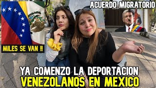 ¡EL GOBIERNO de MEXICO DEPORTARA a MILES de VENEZOLANOS INDOCUMENTADOS de REGRESO A SU PAIS 🤬 [upl. by Marylin319]