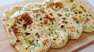 Easy 2Ingredient Flatbread Recipe  No Yeast No Egg [upl. by Alissa350]