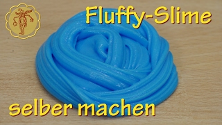 FluffySlime selber machen  ohne Waschmittel und ohne Boraxpulver [upl. by Seerdi]