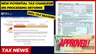 2024 IRS TAX REFUND UPDATE  IMPORTANT REFUND DELAYS Tax Processing Path Act ID Verification [upl. by Francyne560]