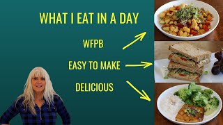 What I Eat In A Day  WFPB Easy To Make  Delicious [upl. by Reiners]