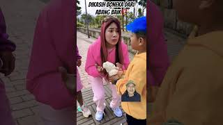 DIKASIH BONEKA DARI ABANG BAIK⁉️ musica santioficial music santi baile tendencia humor [upl. by Ninehc]