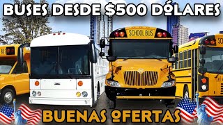 ‼️BUSES ESCOLARES BARATOS DESDE 500 DÓLARES en EEUU 2023 Precios De USA‼️ [upl. by Odidnac]