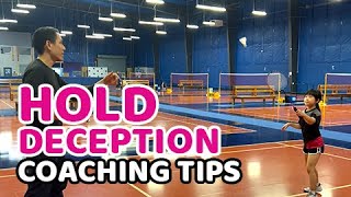 Learn This Now Coaching Deception Hold and Hit at the Front Court [upl. by Ibrek]