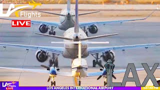 🔴LIVE LAX Airport  LAX LIVE  LAX Plane Spotting [upl. by Loveridge]