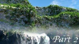 Create Gorgeous Waterfalls  Blender Tutorial  02  Realistic Environment [upl. by Asilenna928]