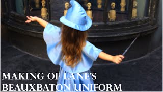 Beauxbaton Uniform Dress Tutorial Upcycled Harry Potter Cosplay [upl. by Blodget]