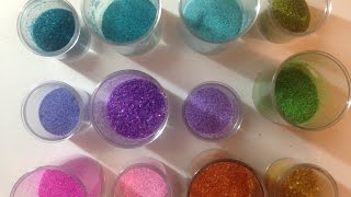 make your own embossing powder colors [upl. by Yensehc]