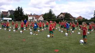 Lockerungs Warm up INTERSPORT kicker Fußballcamp Merschwitz [upl. by Peder]