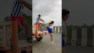 Kya jump mari h😱 gymnast acrobatics action stunt balance flexibility couplegoals viralshort [upl. by Bock536]