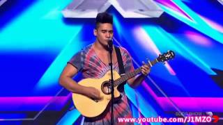 Zac Hakos  The X Factor Australia 2013  AUDITION [upl. by Attiuqihc]