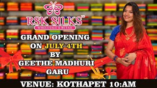 RSK SILKS GRAND OPENING reminder friends [upl. by Annol947]