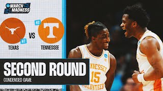 Tennessee vs Texas  Second Round NCAA tournament extended highlights [upl. by Ethben]