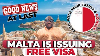 Malta Work Permit Update 2024 Malta Free Work Permit  How To Move To Malta With Your Family [upl. by Ewer]