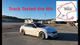 Track Tested my BMW M4 at Laguna Seca Raceway [upl. by Acirne]