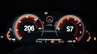 2017 BMW 750d xDrive 400 HP 0100 kmh 0100 mph amp 0200 kmh Acceleration [upl. by Buke815]