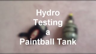 Hydro Testing a Paintball Tank What to Do [upl. by Colver]