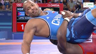 Olympics Greco Roman Men Wrestling 130kg  FNL Highlights [upl. by Tompkins]