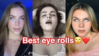 Mm yea  Hottest TikTok eye roll Challange full Compilation [upl. by Shig]