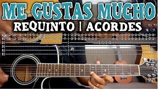 Tutorial  Me gustas mucho  Ariel Camacho  Requinto  Acordes  TABS [upl. by Corly663]