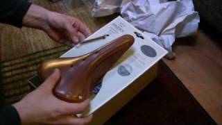 Brooks Saddle  B17 Standard Saddle  unboxing [upl. by Yliab]