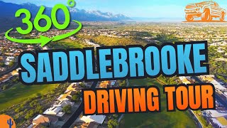 EXPLORE SaddleBrooke Arizona Like Never Before  A 360° Driving Tour [upl. by Anisamot]