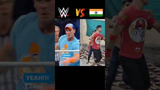 WWE India vs WWE  John Cena vs Solo Sikoa shorts viralshorts [upl. by Gean12]