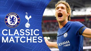 Tottenham 12 Chelsea  Marcos Alonso Double Extends Tottenham Wembley Woes  Classic Highlights [upl. by Edva]