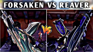 Forsaken Vandal VS Reaver Vandal Comparison  Which One Is The Best Vandal Skin In Valorant [upl. by Eolande]