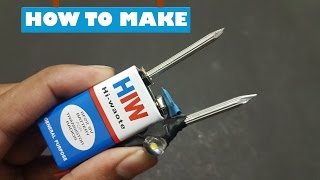 How To make 9V Battery Electronic Tester At home  kasnox [upl. by Renny]