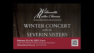 2023 WMC WINTER CONCERT SNEAK PREVIEW  quotTHE UNCLOUDED DAYquot feat The Severin Sisters [upl. by Adnaluy]