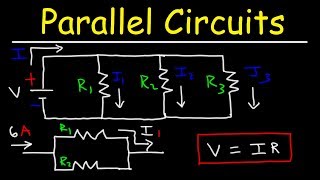 How To Calculate The Current In a Parallel Circuit Using Ohms Law [upl. by Trip503]