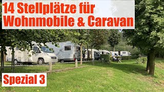 14 Stellplätze für Wohnmobile amp Caravans  Wohnmobilstellplatz Special 3 [upl. by Mcconnell]