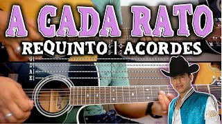 Tutorial  A cada rato  Ariel Camacho  Requinto  Acordes  TABS [upl. by Genesa118]