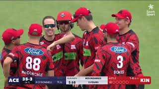 ODonnell brothers take charge  Aces v Kings  SHORT HIGHLIGHTS  Dream11 Super Smash  Outer Oval [upl. by Bunns759]