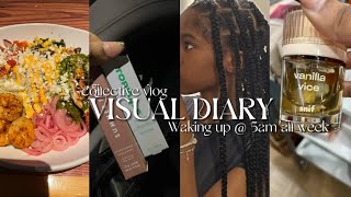 VISUAL DIARY waking up  5 am for a week I quit my job  GRWM  new perfume  More [upl. by Ayoted]