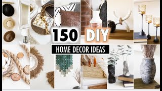 150 DIY HOME DECOR IDEAS  HACKS you Actually Want To MAKE FULL TUTORIALS [upl. by Jeni]