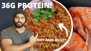 Ultimate Vegan Mince Curry Recipe  Vegan Bodybuilding [upl. by Rame]