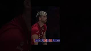 New record 139 kmh serve 🤯🤯🏐🏐🔥🔥 volleyball foryou highlights poland fypage fyp [upl. by Fessuoy]