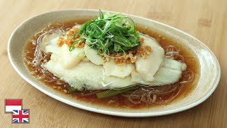 Lembut Aromatik Resep IKAN STEAM BAWANG PUTIH [upl. by Rehpotsirhcnhoj]