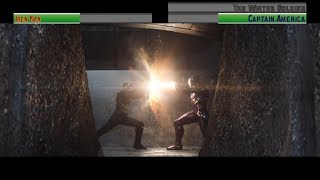 Iron Man vs Captain America and The Winter Soldierwith healthbars [upl. by Wiley]