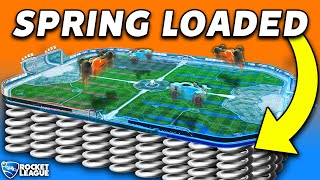 Rocket League but the field is SPRING LOADED [upl. by Poppas]