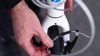 How To Release And Reconnect Bicycle VBrakes  Tech Tip  Tredz Bikes [upl. by Hayott]