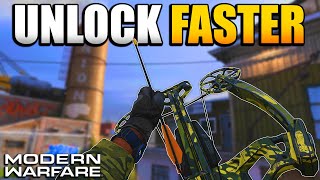 How to Unlock Crossbow Faster amp Best Attachments  Modern Warfare Crossbow Class Setup [upl. by Bertina]